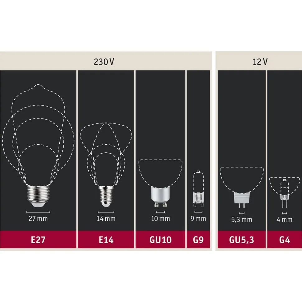 Paulmann LED bol G80 E27 7,5W 827 opaal dimbaar