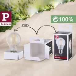 Paulmann LED bol G80 E27 7,5W 827 opaal dimbaar