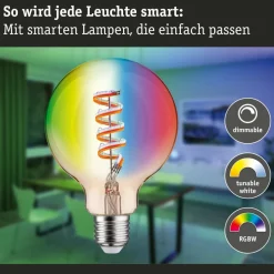 Paulmann LED bol G95 ZigBee E27 6,3W goud RGBW