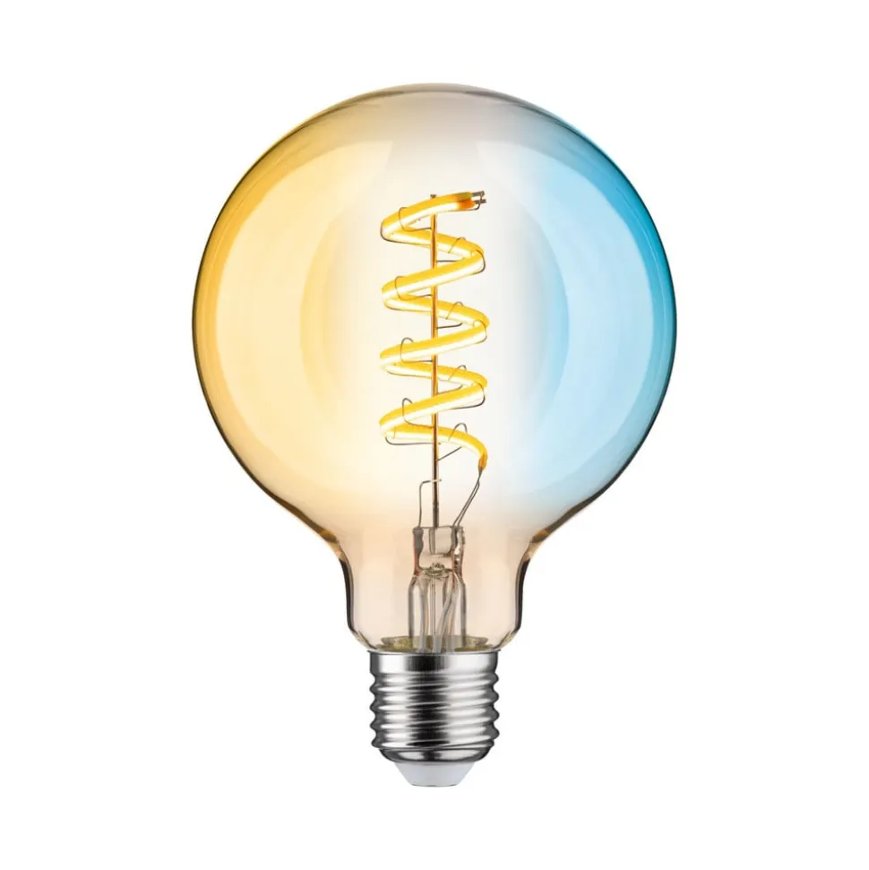 Paulmann LED bol G95 ZigBee E27 7,5W goud CCT