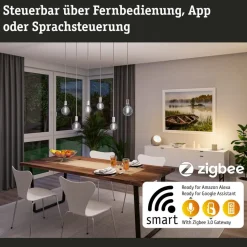 Paulmann LED bol G95 ZigBee E27 7,5W goud CCT