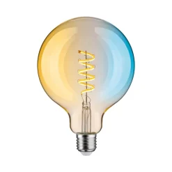 Paulmann LED bol G125 ZigBee E27 7,5W goud CCT