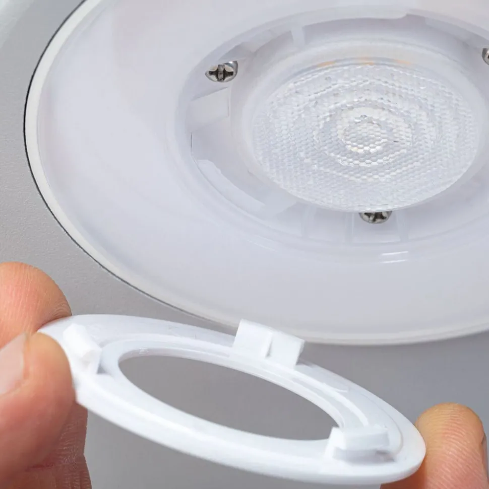 Paulmann LED buiten wandlamp Silma wit 1-lamp IP44