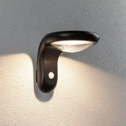 Paulmann LED buiten wandlamp Diskola, sensor, antraciet