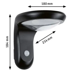 Paulmann LED buiten wandlamp Diskola, sensor, antraciet