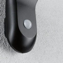 Paulmann LED buiten wandlamp Diskola, sensor, antraciet