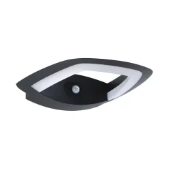 Paulmann LED buiten wandlamp Akena, 2.200 K, antraciet