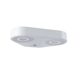 Paulmann LED buiten wandlamp Silma wit 2-lamps IP44