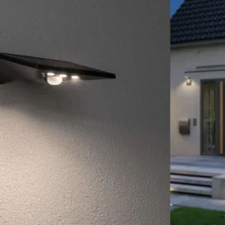 Paulmann LED buitenmuurlicht solar Yoko antraciet