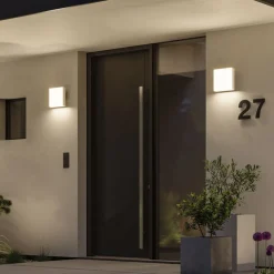 Paulmann LED buitenwandlamp Azalena, sensor, wit