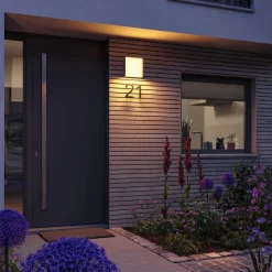 Paulmann LED buitenwandlamp Azalena, sensor, antraciet