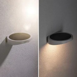 Paulmann LED buitenwandlamp solar Ryse wit