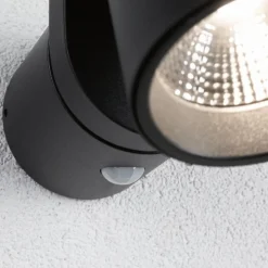 Paulmann LED buitenwandlamp Cuff, sensor, antraciet