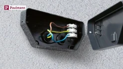 Paulmann LED buitenwandlamp Cuff, sensor, wit