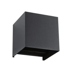 Paulmann LED buitenwandlamp, RGBW, 10x10cm, antraciet