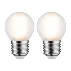 Paulmann LED druppel E27 5W 2.700K mat 2 per pak