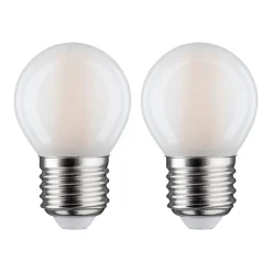 Paulmann LED druppel E27 5W 2.700K mat 2 per pak