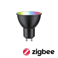 Paulmann LED GU10 4,8W 350lm Zigbee RGBW zwart