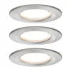 Paulmann LED inbouwspot Nova Coin 3 ijzer rond dimbaar