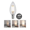 Paulmann LED kaars E14 5W gloeidraad 3-staps dimbaar