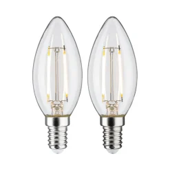 Paulmann LED kaars E14 2,7W 2700K filament 2/set