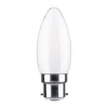 Paulmann LED kaarslamp B22d 4,7W 4.000K opaal