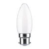 Paulmann LED kaarslamp B22d 4,7W 2.700K opaal