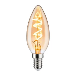 Paulmann LED kaarslamp E14 4W 1.800K goud
