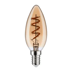 Paulmann LED kaarslamp E14 4W 1.800K goud