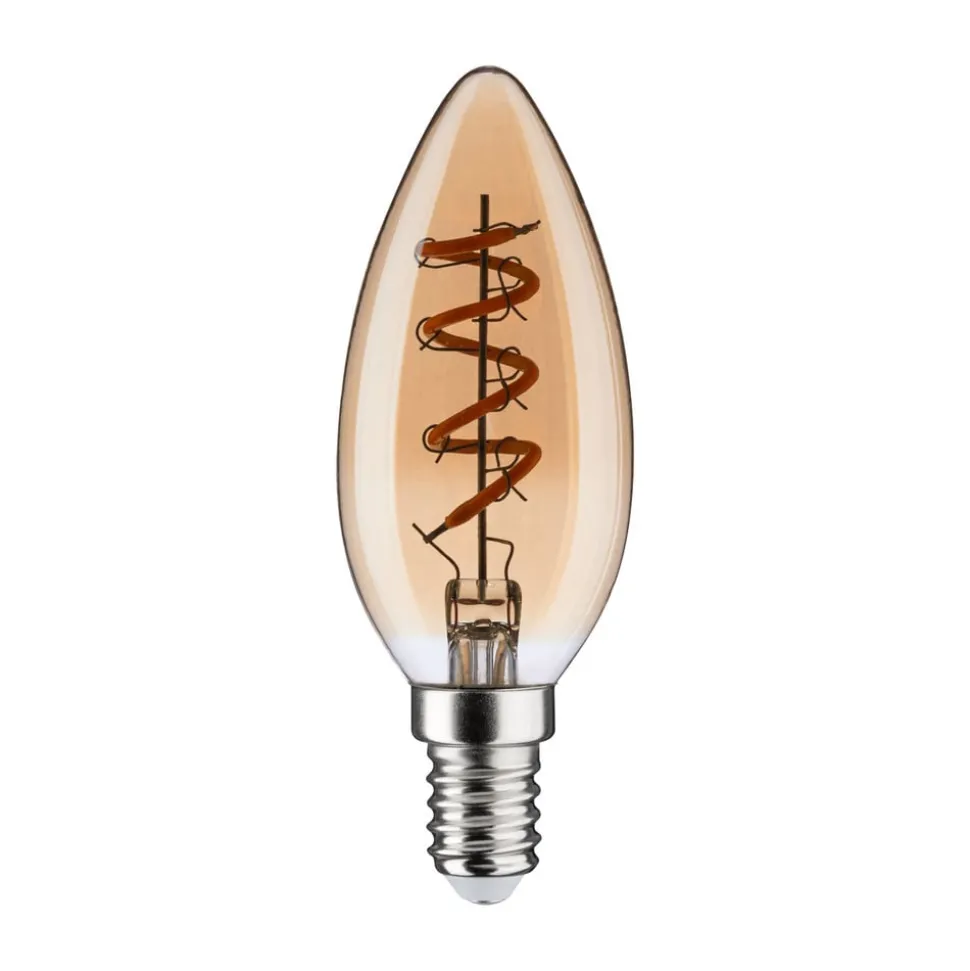 Paulmann LED kaarslamp E14 4W 1.800K goud