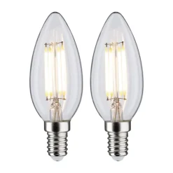 Paulmann LED kaarslamp E14 4,8W 4.000K mat per 2