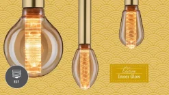 Paulmann LED lamp E27 3,5 W Arc 1.800K goud