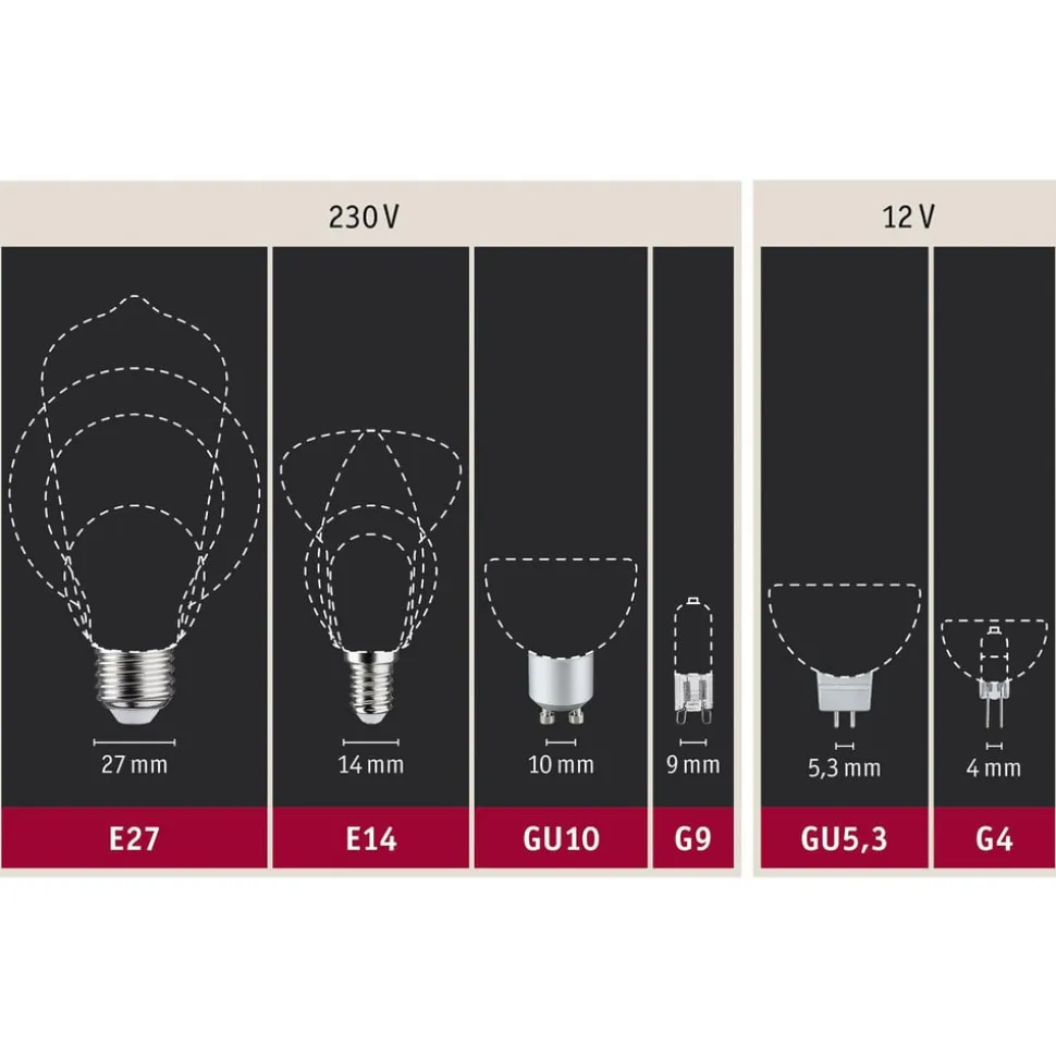 Paulmann LED lamp E27 filament groen 1,1W