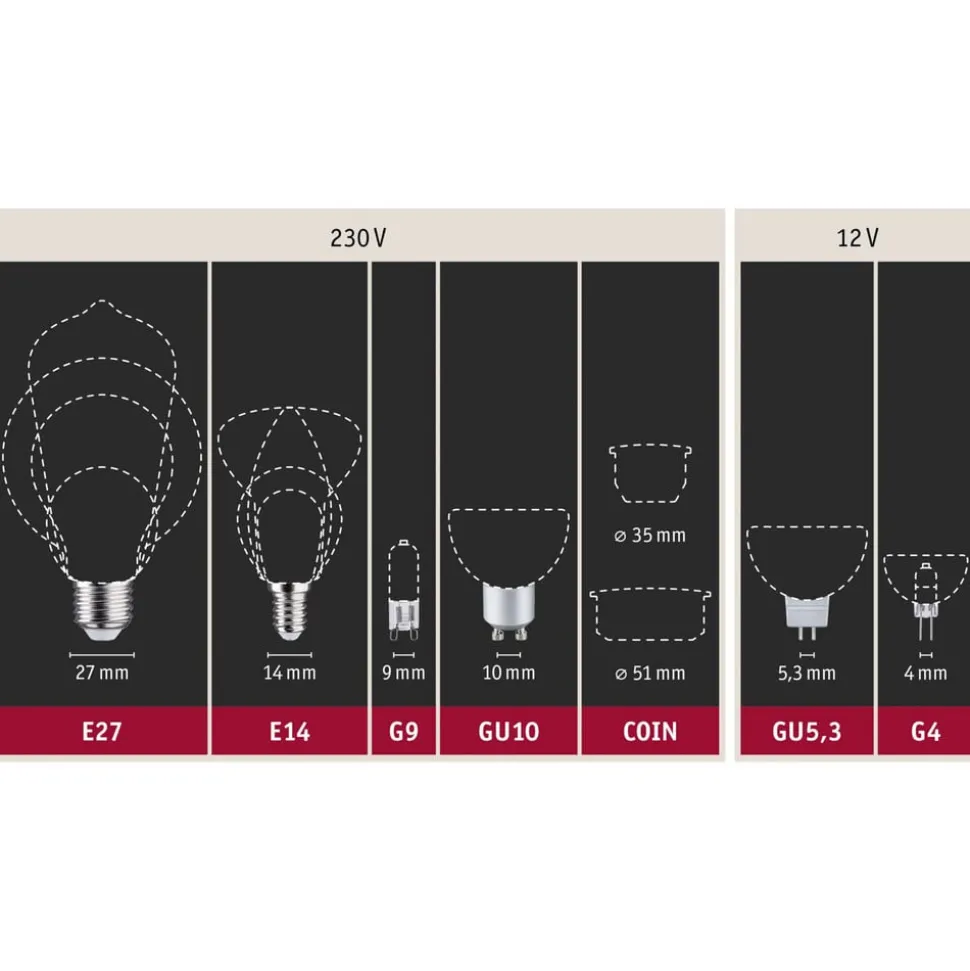 Paulmann LED lamp E27 filament groen 1,1W