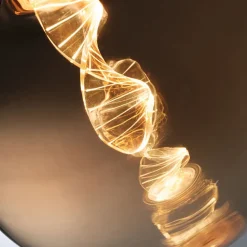 Paulmann LED lamp E27 3,5W Helix 1.800K G125 goud