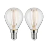 Paulmann LED lamp E14 2,7W 2700K filament 2/set