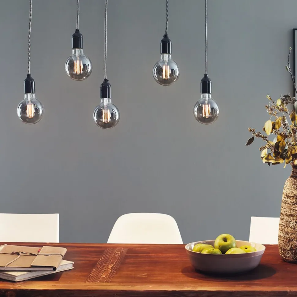 Paulmann LED lamp E14 4W 1.800K rookglas dimbaar