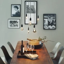 Paulmann LED lamp E14 4W 1.800K rookglas dimbaar