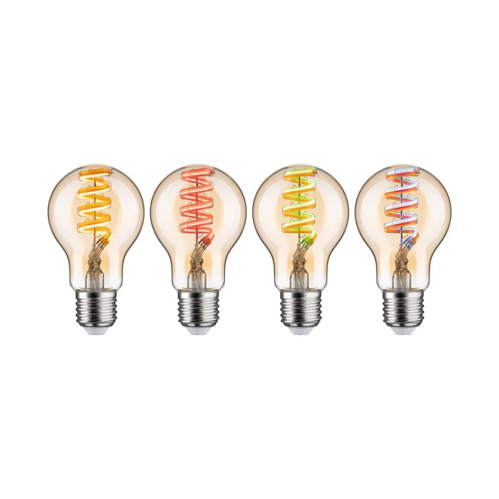 Paulmann LED lamp ZigBee E27 6,3W RGBW dim goud