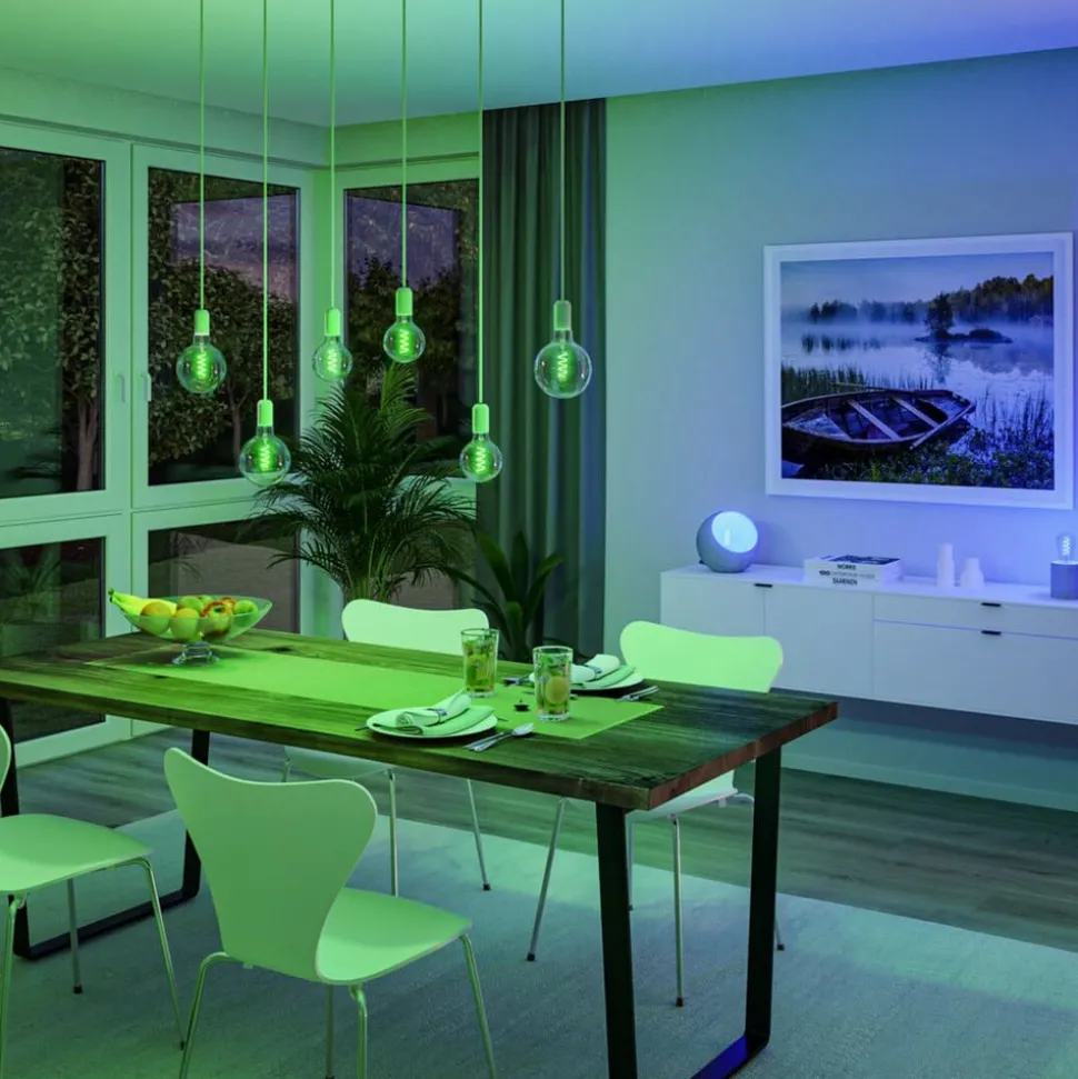 Paulmann LED lamp ZigBee E27 6,3W RGBW goud per 3