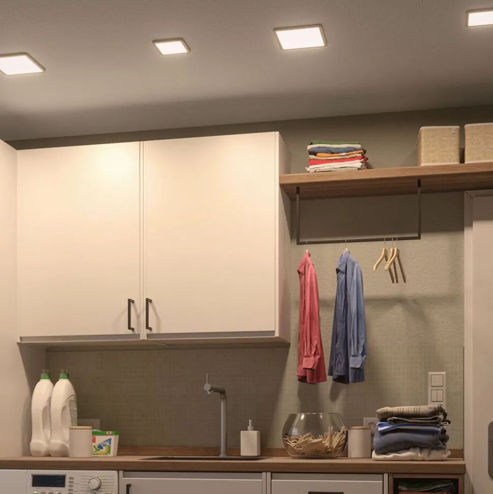 Paulmann LED paneel Aero 3.000K hoekig 17,5 cm wit