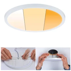 Paulmann LED paneel Aero dimtowarm rond wit 23cm