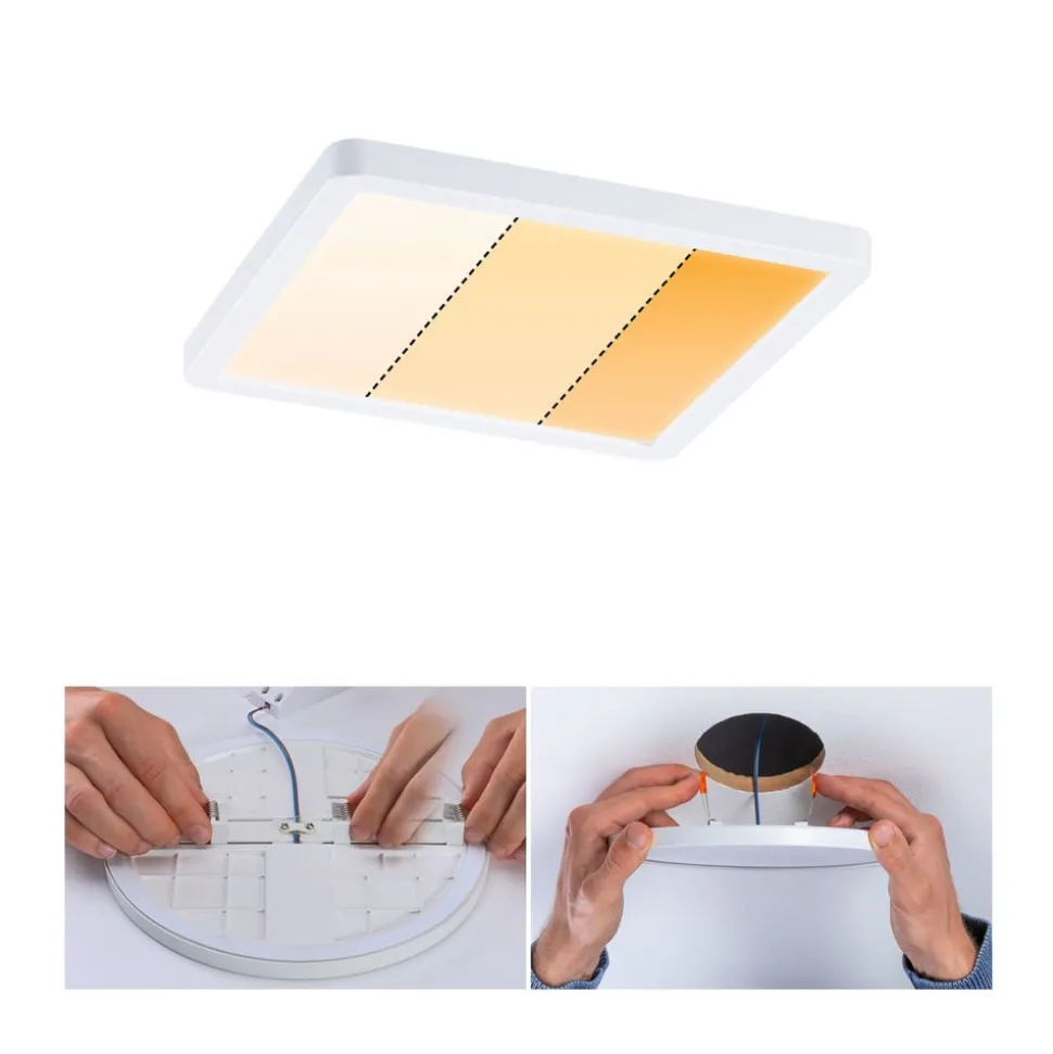 Paulmann LED paneel Aero dimtowarm hoek. wit 17,5c