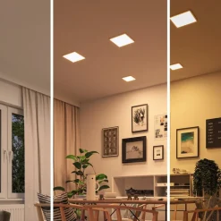 Paulmann LED paneel Aero dimtowarm hoek. wit 17,5c