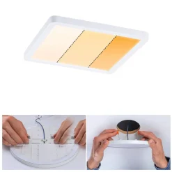 Paulmann LED paneel Aero dimtowarm hoek. wit 17,5c