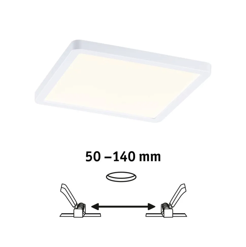 Paulmann LED paneel Aero dimtowarm hoek. wit 17,5c