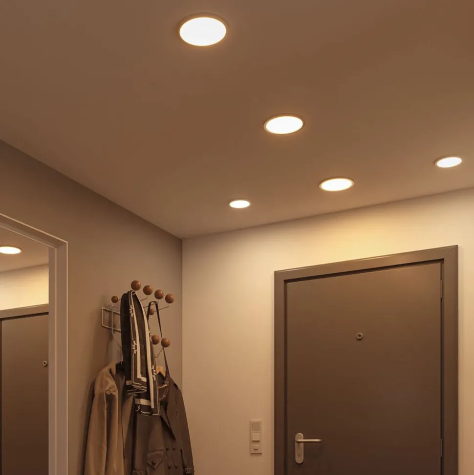 Paulmann LED paneel Areo 4.000K rond chroom 11,8cm