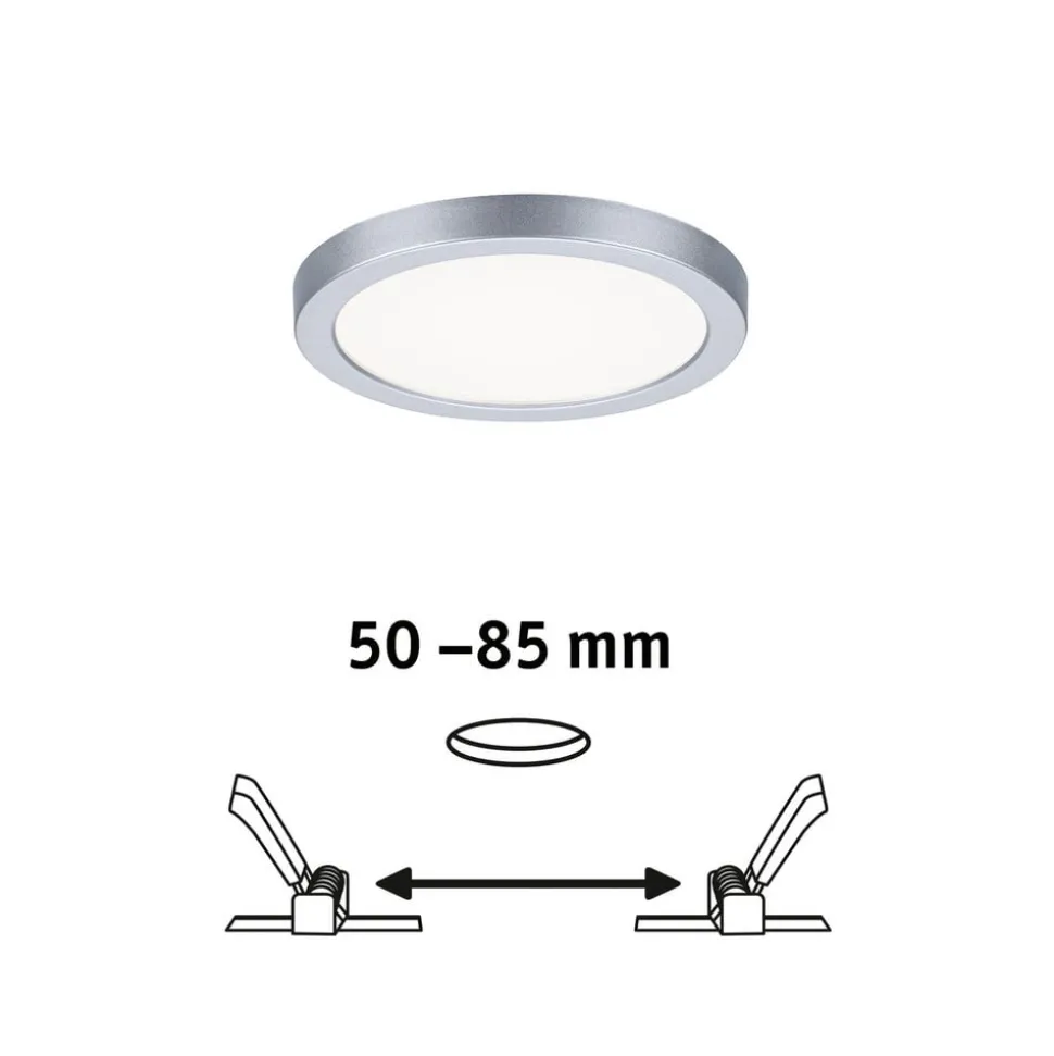 Paulmann LED paneel Areo 4.000K rond chroom 11,8cm