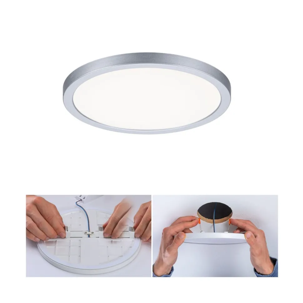 Paulmann LED paneel Areo 4.000K rond chroom 17,5cm