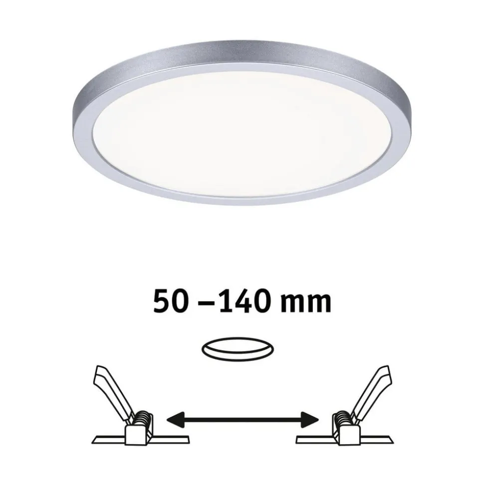 Paulmann LED paneel Areo 4.000K rond chroom 17,5cm